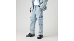 568™ Loose Straight Cargo Men's Jeans - My Pockets Full - Light Wash - Non-Stretch