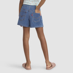 Denim Skort Big Girls 7-16 - Dance Around - Medium Wash