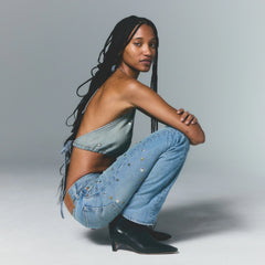 Levi's® Pride Road Worn Halter Top - Road Worn - Medium Wash