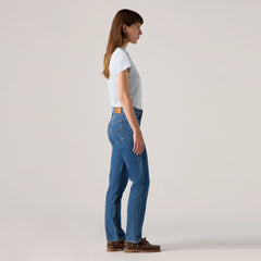 724 High Rise Straight Women's Jeans - Mosey Mid Stone - Medium Wash