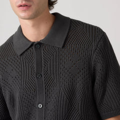 Sweater Camp Shirt - Dark Phantom - Black