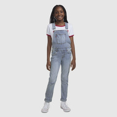 Girlfriend Overalls Big Girls 7-16 - Palisades - Light Wash