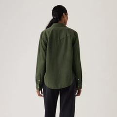 Iconic Western Shirt - Deep Depths Gd - Green