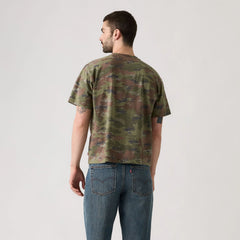 Relaxed Fit Graphic Boxy T-Shirt - Americas Finest - Green