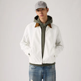 Castro Mechanics Full-Zip Lightweight Canvas Jacket - Coconut Milk - White