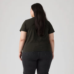 Perfect Logo T-Shirt (Plus Size) - Plus All The Boots P - Black