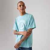 Relaxed Fit Vintage Graphic T-Shirt - The Originals Forget Me Not - Blue