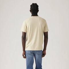 Standard Fit Classic Graphic T-Shirt - Heritage Americana Eagle Bleached Sand - Tan