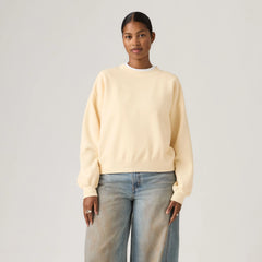 Vintage Garment Dye Boxy Sweatshirt - Garment Dye Rutabaga - Yellow