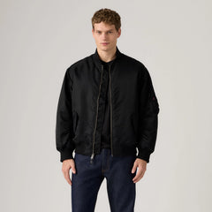 MA-1 Bomber Jacket - Jet Black - Black