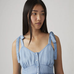 Katherine Maxi Dress - Recharged Vibe - Medium Wash