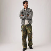 Baggy Field Cargo Men's Pants - Phalarope Camo Print - Green