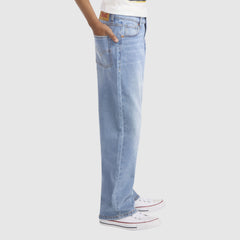 Loose Straight Jeans Big Boys 8-20 - Basil Sky - Blue