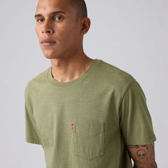 Classic Pocket T-Shirt - Moss Olive - Green