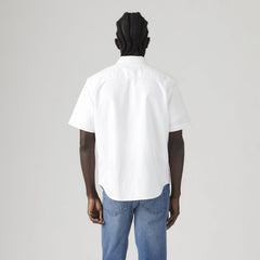 Authentic Short-Sleeve Button-Down Shirt - Bright White - White