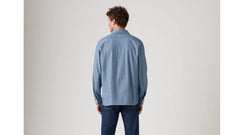 Classic Worker Overshirt - Light Indigo Worn In - Light Wash