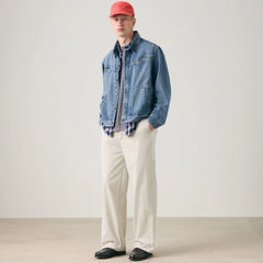 XX Chino Baggy Men's Pants - Pumice - White