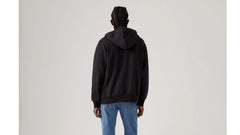 Authentic Full Zip Garment Dye Sweatshirt - Black Agate - Black