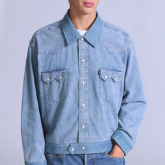 Customized Sawtooth Overshirt - Ranchero - Medium Wash