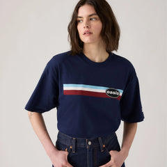 Oasis Band Tee - Peacoat - Blue