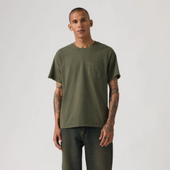 Essential Pocket Garment Dye T-Shirt - Garment Dye Deep Depths - Green