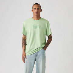 Relaxed Fit Short-Sleeve Graphic T-Shirt - Bolster Logo Camo Green - Green