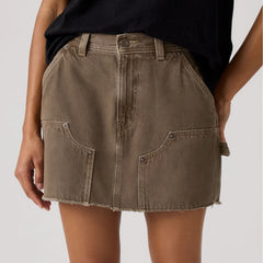 Icon Utility Skirt - Washed Canteen Gd - Brown