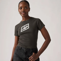 Graphic Logo Essential Sporty Tee - Vintage Levis Logo_S - Black