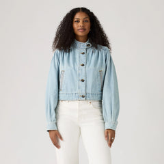 Parker Pretty Short Coat - Hello People - Medium Wash