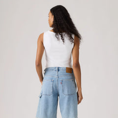 Blair Boatneck Top - Bright White - White
