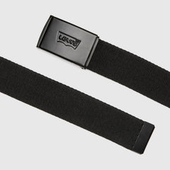Belt with Tonal Logo - Regular Black