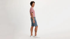 412 Slim Fit 9" Men's Shorts - Automatic Rizz - Medium Wash