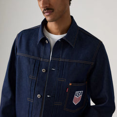 Levi's® U.S. Soccer Type I Jacket - U.S. - Dark Wash