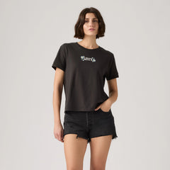 Graphic Logo Favorite Short Sleeve Tee - Daisy Bw_Black Pirat - Black