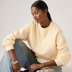 Vintage Garment Dye Boxy Sweatshirt - Garment Dye Rutabaga - Yellow