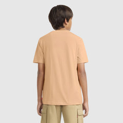 Short Sleeve Relaxing Hot Sauce Graphic Tee Big Boys 8-20 - Peach Bloom - Pink