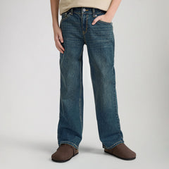 565™ Loose Fit Straight Jeans Big Boys 8-20 - Cash - Blue