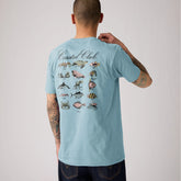 Relaxed Fit Short-Sleeve Graphic T-Shirt - Permanent Resident - Blue
