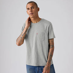 Classic Pocket T-Shirt - Chisel Grey Heather Slub - Grey