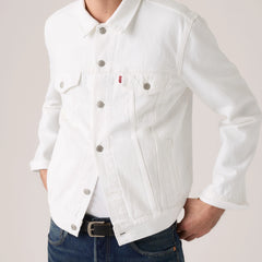 Trucker Jacket - White Paper - White