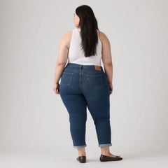 Boyfriend Women's Jeans (Plus Size) - Working Late Plus - Medium Wash