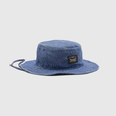 Bay Drawstring Bucket Hat - Ocean - Medium Wash