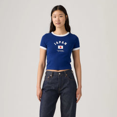 Japan Mini Ringer Tee - Japan - Multi-Color
