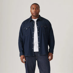 Classic Western Shirt (Big) - Red Cast Rinse - Dark Wash