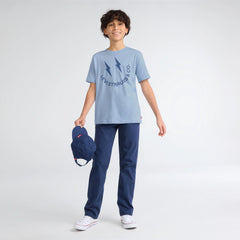 Short Sleeve Smile for Levis Graphic Tee Big Boys 8-20 - Chambray Blue Levi's - Blue