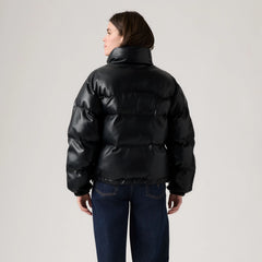 Noe Western Puffer Jacket - Anthracite Night - Black
