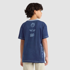 Opposites Short Sleeve Tee Big Boys 8-20 - Chambray Blue Levi'S - Blue