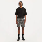 XX Chino Taper 9" Men's Shorts - Batik Palm Meteorite - Black