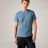 Classic Pocket T-Shirt - Indigo Wash Heather Slub - Blue