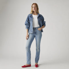 724 High Rise Straight Women's Jeans - Blue Wave - Light Wash